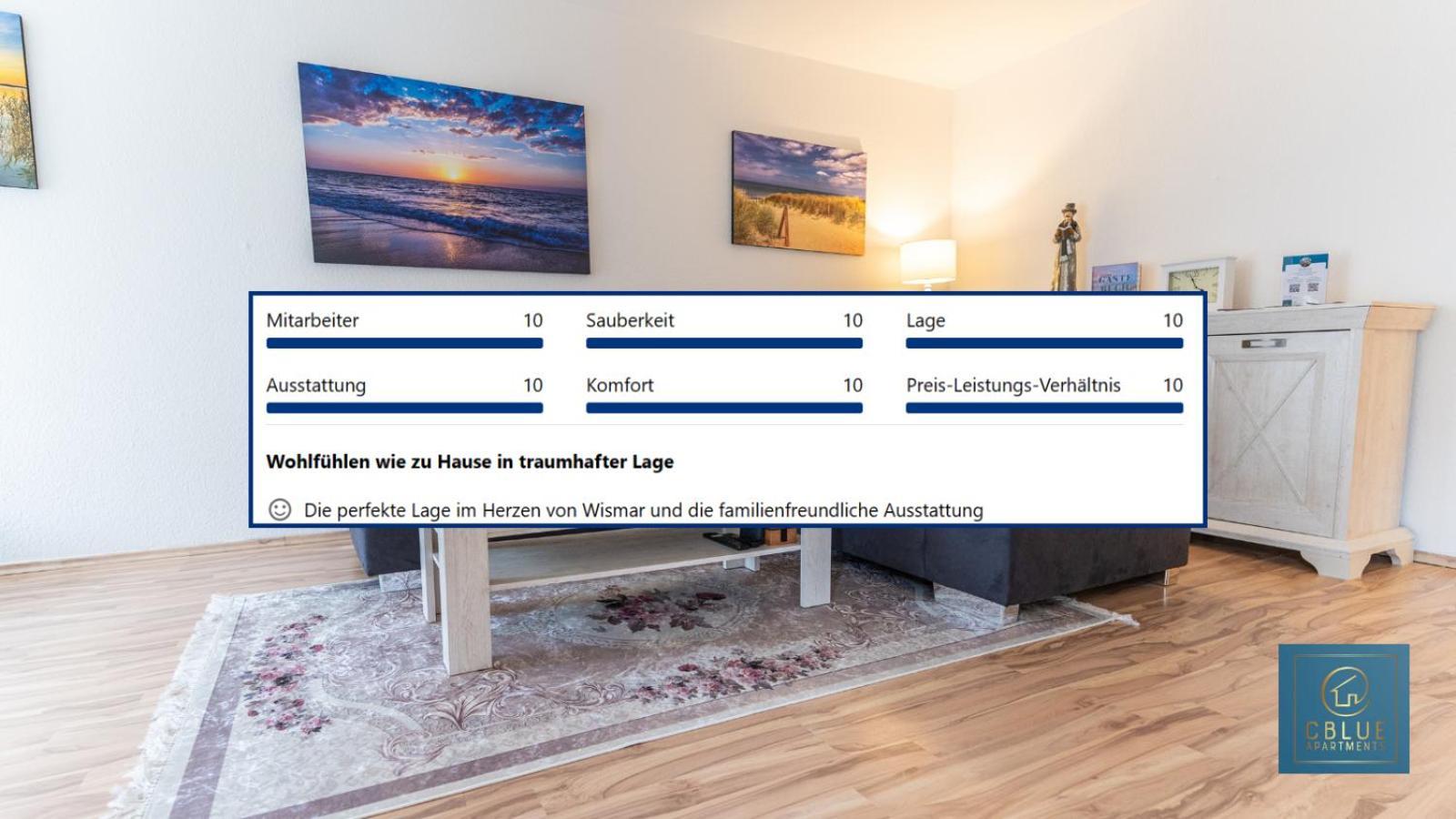 Cblue "Turmresidenz", Zentral, Familienfreundlich, Schatzsuche Wißmar 외부 사진